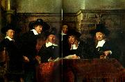 REMBRANDT Harmenszoon van Rijn styresmannen for kladeshandlarskraet oil painting reproduction